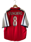 Arsenal 2000/02 Home Shirt - Ljungberg #8 (XL)