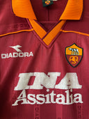 AS Roma 1999/00 Home Shirt - Totti #10 (XL)