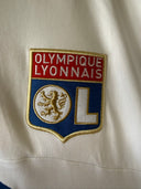 Olympique Lyonnais crest patch on white jersey