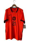 Nederlands Wereldkampioenschap 2026 Thuisshirt - F. De Jong #21 (XL)
