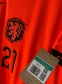 Nederlands Wereldkampioenschap 2026 Thuisshirt - F. De Jong #21 (XL)