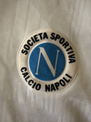 Napoli away football shirt front badge: Societa Sportiva Calcio Napoli circular logo