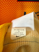 Football jersey size XL care label on fabric