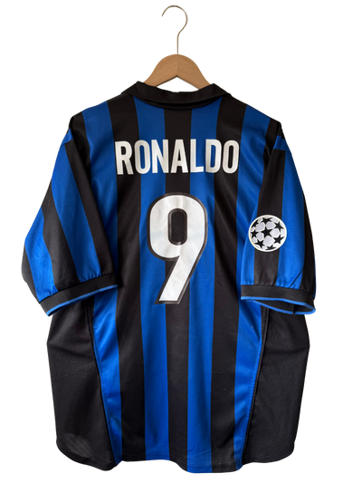 Inter Milan 1998/99 Home Shirt - Ronaldo #9 (XL)