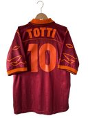 AS Roma 1999/00 Home Shirt Totti #10 Diadora | Back View