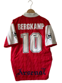 Arsenal 1994/96 Home Shirt Bergkamp #10 Nike F5 11 01 PKH | Back View