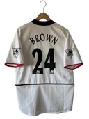 Manchester United 2002/03 Away Shirt - Brown #24 (L)