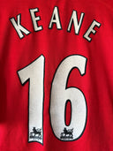 Manchester United 2000/02 Heimtrikot - Keane #16 (XL)
