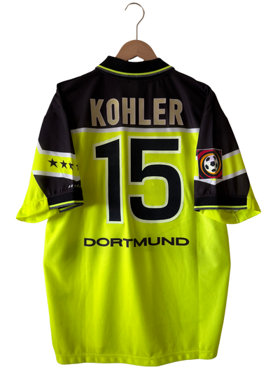 Borussia Dortmund 1997/98 Home Shirt - Kohler #15 (XL)