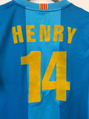 Barcelona 2007/08 Basic Away Shirt - Henry #14 237744-414 | Close up back
