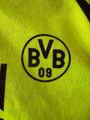 Borussia Dortmund 1994/95 Home Shirt #10 Long Sleeve Nike | Close up badge