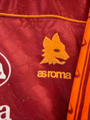 AS Roma home football shirt with asroma crest and orange trim detail