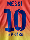 FC Barcelona 2012/13 Away Shirt Messi 10 Long Sleeve Nike 478327-815 | close up Messi