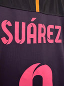 FC Barcelona 2016/17 Away Shirt Suarez #9 Nike 776844-525 | Close up Suarez