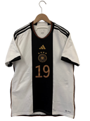 Germany 2022 Home Shirt Sane #19 Adidas HJ9606 | Front View