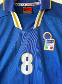 Italy 1996 Player Issue Home Shirt Long Sleeve #8 Nike | Close up front
