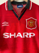 Manchester United 1994/95 Home Shirt Giggs #11 Umbro | Close up front