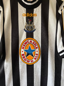 Newcastle United 1997/99 Home Shirt Adidas 07766 | Close up front