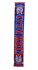 Olympique Lyon Scarf Vintage Football Scarf | Length View