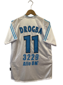 Olympique Marseille 2003 Home Shirt Drogba 021509 | Back view
