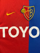 Original FC Basel 2002/04 Home Shirt Nike 112711 | Close up badge