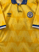 Original Leeds United 1989/91 Away Shirt Umbro size L | Close up