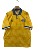 Original Leeds United 1989/91 Away Shirt Umbro size L | Front View