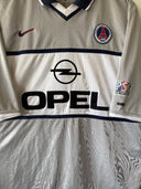 Original PSG 2000/01 Away Shirt size XL Nike F0 CRT | Close up front