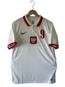 Poland 2020/21 Home Shirt Lewandowski #9 Nike CD0722-100 | Front View