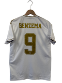 Real Madrid 2019/20 Home Shirt Benzema Adidas DW4433 | Back View