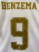Real Madrid 2019/20 Home Shirt Benzema Adidas DW4433 | Close up back
