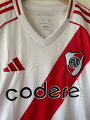 River Plate 2024/25 Home Shirt Adidas IX5098 size XL | Close up