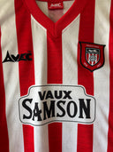 Sunderland 1996/97 Avec Home Shirt L/S Hall #12 size XL | Close up